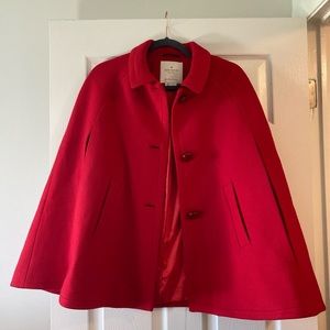 Kate spade red wool